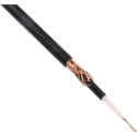 RS PRO Low Noise Standard Microphone Audio Cable 25 m, Black Polyethylene, Copper Conductor 207-5329