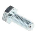 RS PRO Bright Zinc Steel Hex Bolt M10 x 25 mm Grade 8.8 DIN 933 527-577