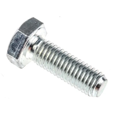 RS PRO Bright Zinc Steel Hex Bolt M10 x 30 mm Grade 8.8 DIN 933 527-583