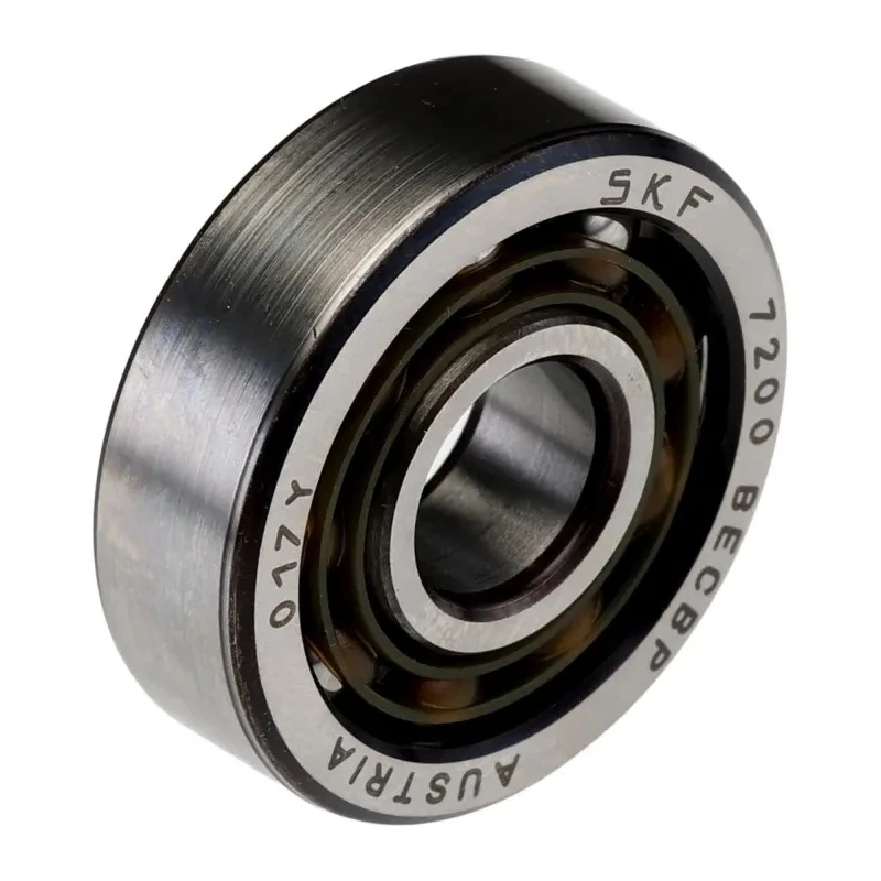 SKF Single Row Angular Contact Ball Bearing 10 mm Inside Diameter 30 mm Outside Diameter 9 mm Race Width 7200 BECBP