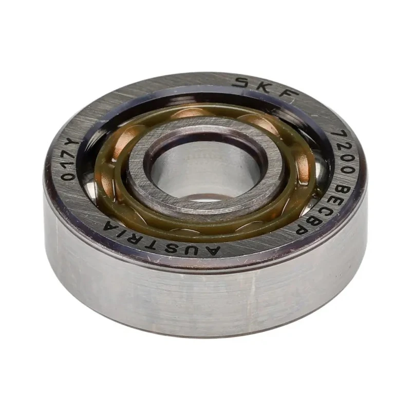 SKF Single Row Angular Contact Ball Bearing 10 mm Inside Diameter 30 mm Outside Diameter 9 mm Race Width 7200 BECBP