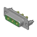 FCT from Molex 3 Way Straight PCB D-Sub Connector Female 6.86 mm Pitch 20A Current FM3W3S-1410 / 1731071940