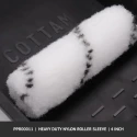 Cottam Polyamide Perltex Mini Paint Roller with Long Handle and 4 Inch Synthetic Fibre Roller 207-6504