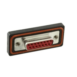 FCT from Molex 15 Way Straight 2.84 mm Pitch Panel Mount D-Sub Connector with 4 to 40 Screw Lock Female FWDR15SA / 1731100052