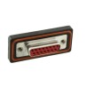 FCT from Molex 15 Way Straight 2.84 mm Pitch Panel Mount D-Sub Connector with 4 to 40 Screw Lock Female FWDR15SA / 1731100052