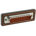 FCT from Molex 25 Way Straight Panel Mount D-Sub Connector 2.84 mm Pitch Brass Housing Male FWDR25PA / 1727040047