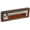FCT from Molex 25 Way Straight Panel Mount D-Sub Connector 2.84 mm Pitch Brass Housing Male FWDR25PA / 1727040047