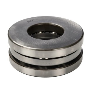 SKF 1 Extra Light Thrust Ball Bearing, 60 mm Inside Diameter, 95 mm Outside Diameter, 26 mm Race Width, Sheet Metal 51212