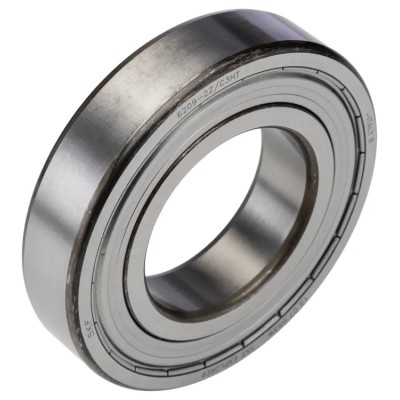 SKF Single Row Deep Groove Ball Bearing 45 mm Inside Diameter, 85 mm Outside Diameter, 19 mm Width, Double 6209-2Z/C3HT
