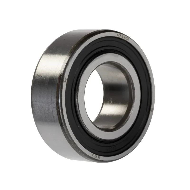 SKF 1 Row Deep Groove Ball Bearing 25 mm ID 52 mm OD 18 mm Width Sheet Metal Cage Steel Balls Sealed 62205-2RS1