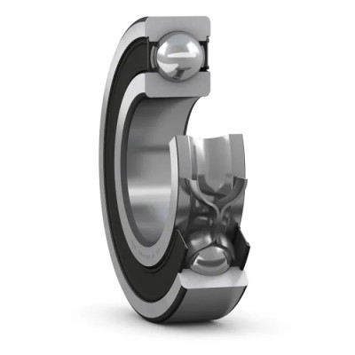 SKF Single Row Deep Groove Ball Bearing 30 mm ID, 62 mm OD, 20 mm Width Sealed Steel Cage 62206-2RS1