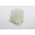 Molex Mini-Fit Jr Series Vertical Through Hole PCB Header, 4 Contacts, 4.2 mm Pitch, 2 Rows, Shrouded 39299042