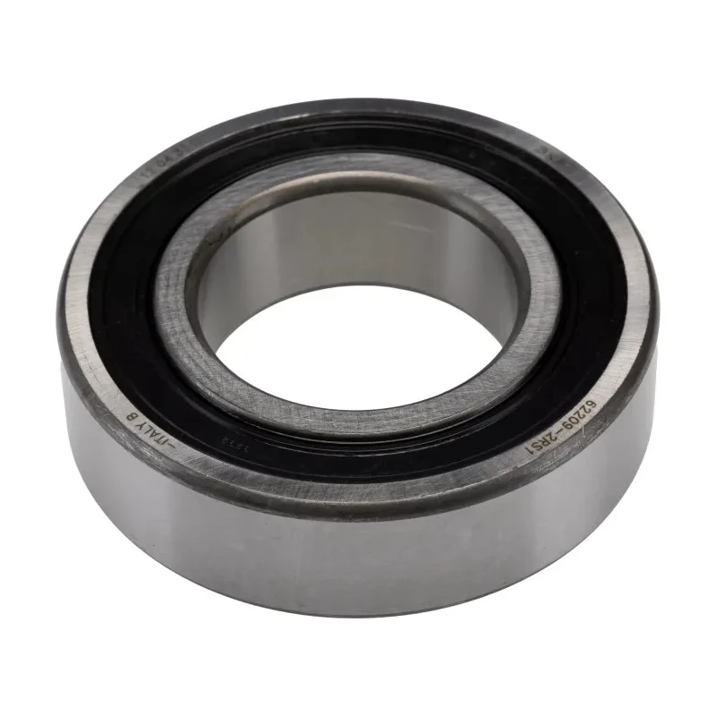 SKF Single Row Deep Groove Ball Bearing Sealed, 45 mm ID, 85 mm OD, 23 mm Width, Sheet Metal Cage, Steel Balls 62209-2RS1