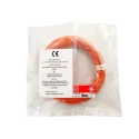 RS PRO Orange Hook Up Wire 24 AWG 1/0.51 mm Silver Plated Copper Core 50 m Ethylene Tetrafluoroethylene 207-7124