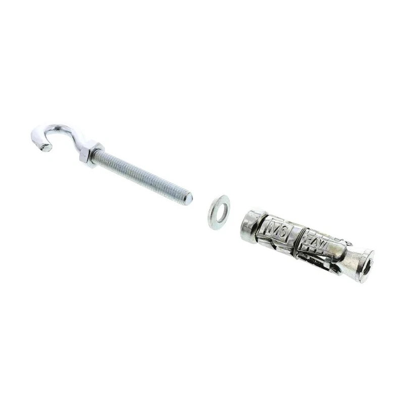 RawlPlug Carbon Steel Zinc Plated Masonry Anchor M6 Thread Size 83mm Length R-RBL-06HW