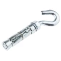 RawlPlug Carbon Steel Zinc Plated Masonry Anchor M8 x 98 mm Shield Expanding Hook Bolt R-RBL-08HW