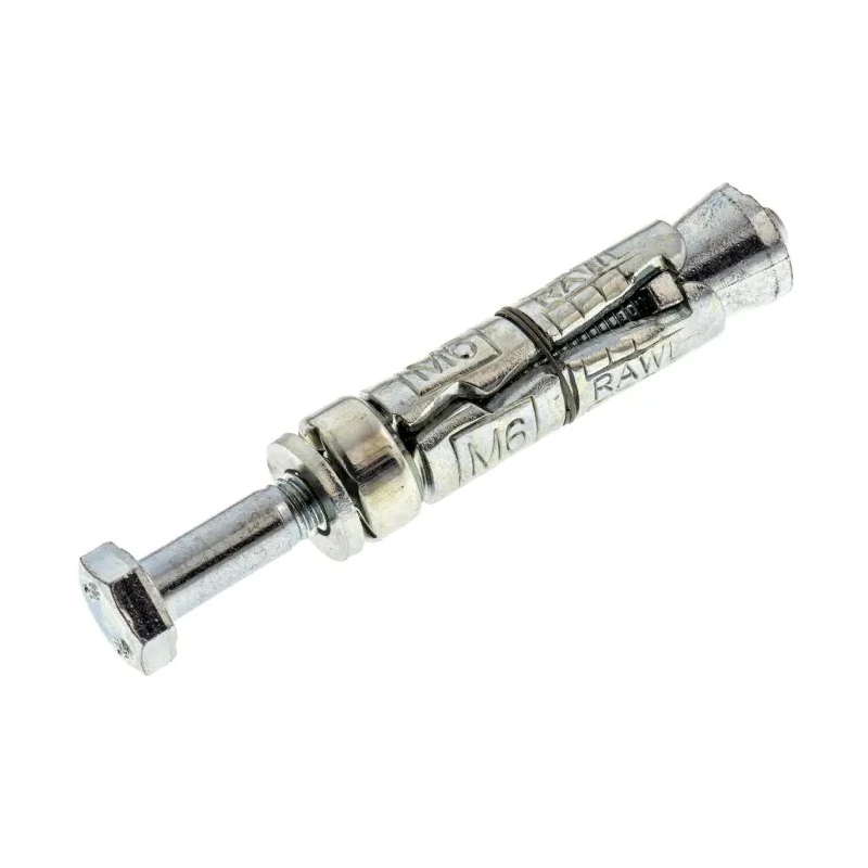 RawlPlug Carbon Steel Expanding Mechanical Shield Masonry Anchor M6 x 70 mm Zinc Plated R-RBL-M06/25W