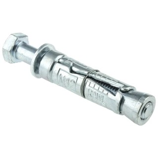 RawlPlug Carbon Steel Mechanical Shield Masonry Anchor M12 x 105 mm Zinc Plated R-RBL-M12/25W