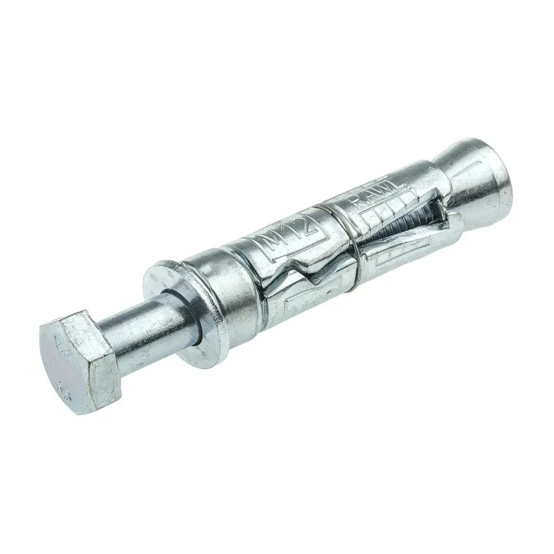 RawlPlug Carbon Steel Mechanical Shield Masonry Anchor M12 x 105 mm Zinc Plated R-RBL-M12/25W