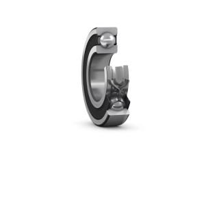 SKF Single Row Deep Groove Ball Bearing 65 mm ID, 120 mm OD, 31 mm Width, Sheet Metal Cage, Steel Balls 62213-2RS1