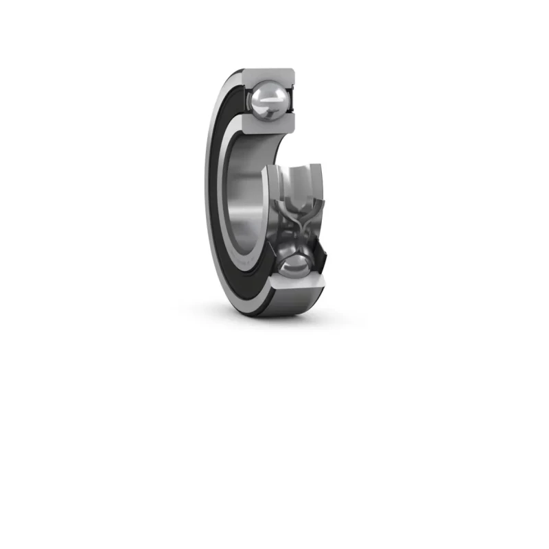 SKF Single Row Deep Groove Ball Bearing 65 mm ID, 120 mm OD, 31 mm Width, Sheet Metal Cage, Steel Balls 62213-2RS1