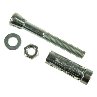 RawlPlug Carbon Steel Masonry Anchor M12 x 110 mm Zinc Plated Shield Expanding Mechanical Anchor R-RBP-M12/15W