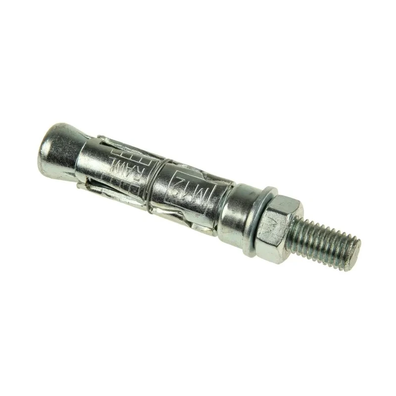 RawlPlug Carbon Steel Masonry Anchor M12 x 110 mm Zinc Plated Shield Expanding Mechanical Anchor R-RBP-M12/15W