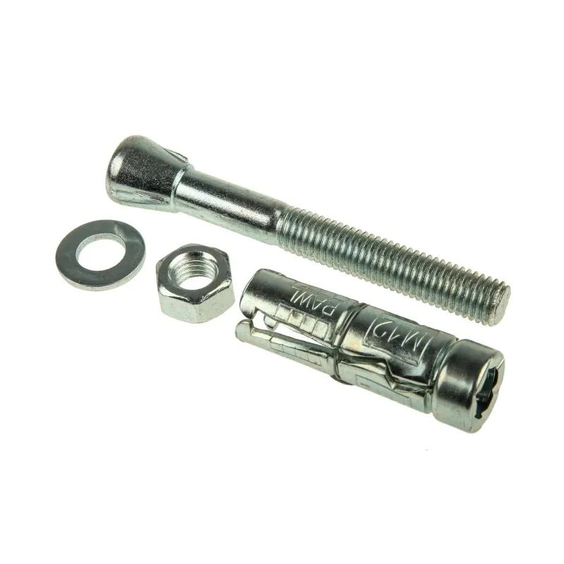 RawlPlug Carbon Steel Masonry Anchor M12 x 110 mm Zinc Plated Shield Expanding Mechanical Anchor R-RBP-M12/15W