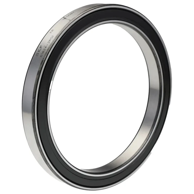 SKF Single Row Deep Groove Ball Bearing 120 mm ID, 150 mm OD, 16 mm Race Width, Sealed Sheet Metal Cage 61824-2RS1