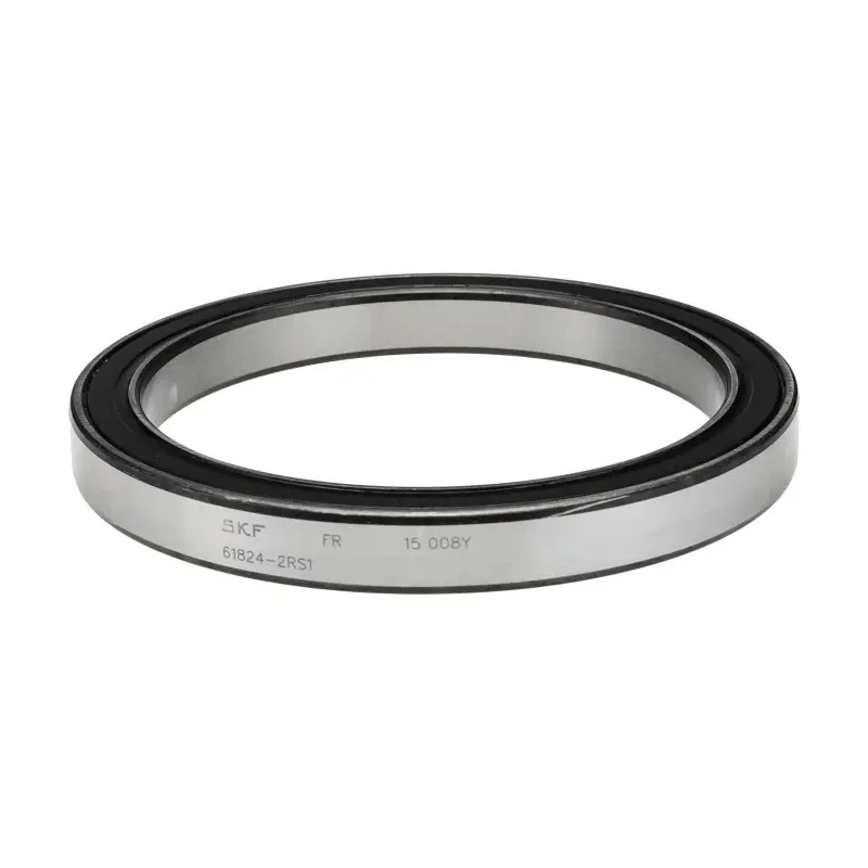 SKF Single Row Deep Groove Ball Bearing 120 mm ID, 150 mm OD, 16 mm Race Width, Sealed Sheet Metal Cage 61824-2RS1