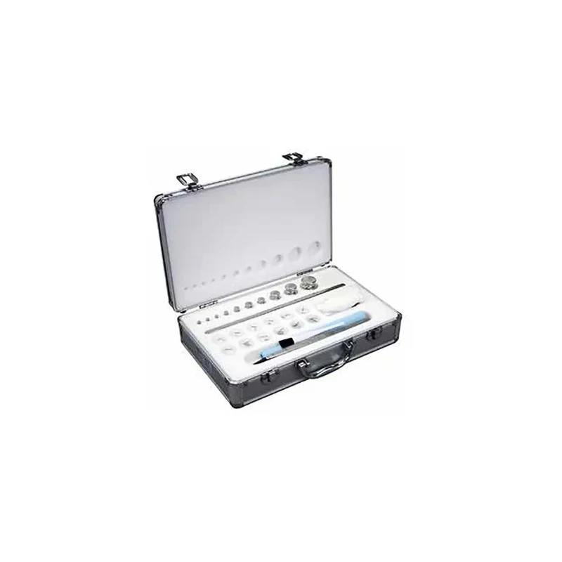 Adam 2 kg Calibration Weight Set, Class M1 Stainless Steel Accurate Weights with Aluminium Case M1 1g - 2kg