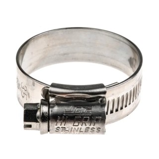 HI-GRIP Stainless Steel Slotted Hex Worm Drive Hose & Jubilee Clip 25-35 mm Zinc Plated HGS35BP