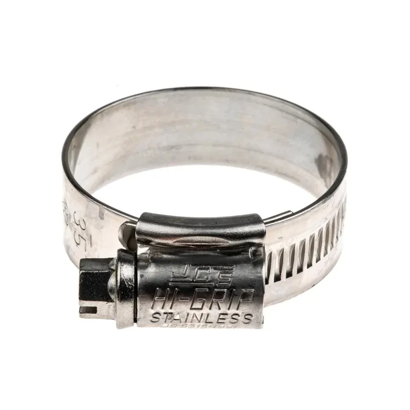 HI-GRIP Stainless Steel Slotted Hex Worm Drive Hose & Jubilee Clip 25-35 mm Zinc Plated HGS35BP