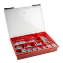RS PRO Steel Galvanised 1250 Piece Pozidriv Drive Wood Screw Bolt Kit 528-514