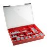 RS PRO Steel Galvanised 1250 Piece Pozidriv Drive Wood Screw Bolt Kit 528-514