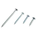 RS PRO Steel Galvanised 1250 Piece Pozidriv Drive Wood Screw Bolt Kit 528-514