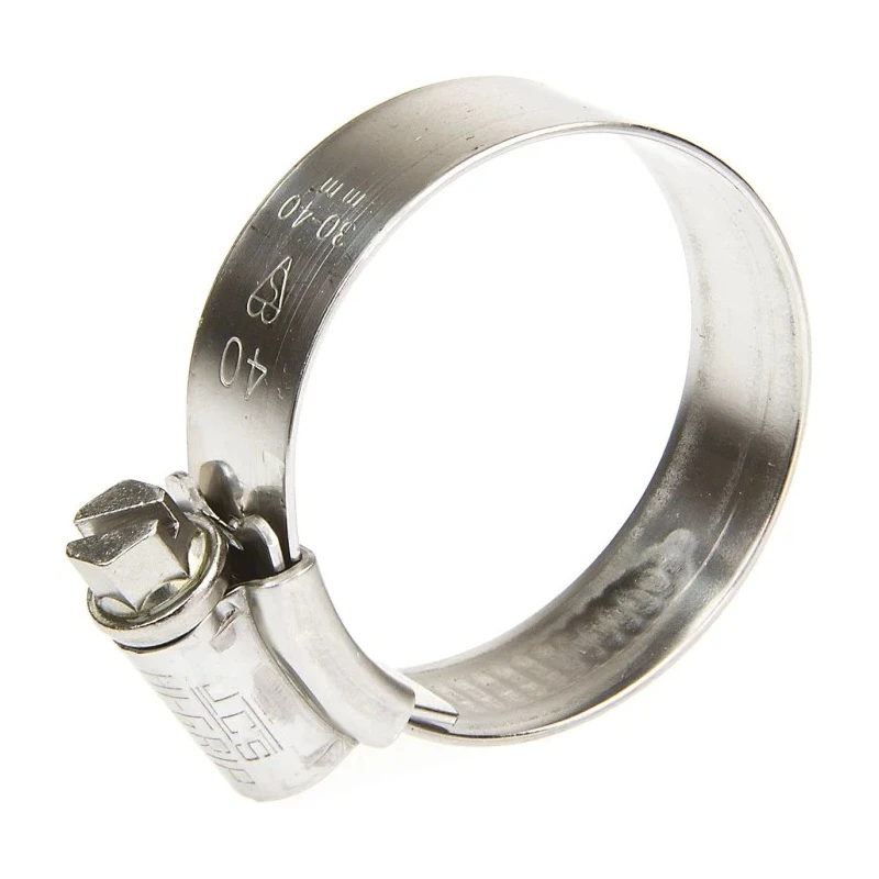 HI-GRIP Stainless Steel Slotted Hex Worm Drive Hose & Jubilee Clip 30-40 mm Zinc Plated HGS40BP