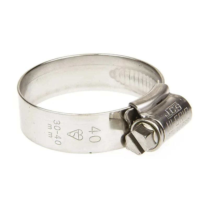HI-GRIP Stainless Steel Slotted Hex Worm Drive Hose & Jubilee Clip 30-40 mm Zinc Plated HGS40BP