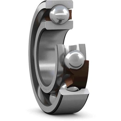 SKF Single Row Deep Groove Ball Bearing 20 mm ID, 52 mm OD, 15 mm Race Width, Non-Metallic Cage, Steel Balls 6304 ETN9/C3