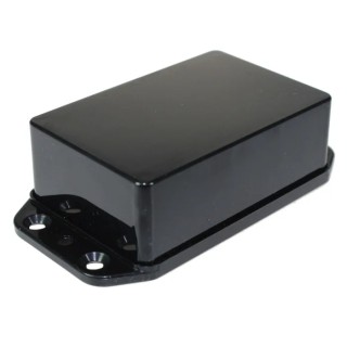 CAMDENBOSS Flanged Series 2000 Series Black Black Lid ABS Enclosure IP65, 27 mm x 95 mm x 50 mm BIM2000/IP-BLK
