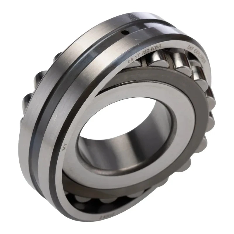 SKF Cylindrical Roller Bearing 40 mm ID 90 mm OD 23 mm Race Width Steel Rollers Sheet Metal Cage 21308 E