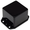 CAMDENBOSS Flanged Series 2000 Black Lid ABS Enclosure, IP65, 42 mm x 75 mm x 57 mm BIM2008/IP-BLK
