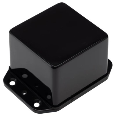 CAMDENBOSS Flanged Series 2000 Black Lid ABS Enclosure, IP65, 42 mm x 75 mm x 57 mm BIM2008/IP-BLK