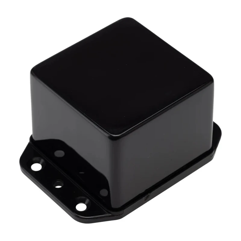 CAMDENBOSS Flanged Series 2000 Black Lid ABS Enclosure, IP65, 42 mm x 75 mm x 57 mm BIM2008/IP-BLK