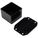 CAMDENBOSS Flanged Series 2000 Black Lid ABS Enclosure, IP65, 42 mm x 75 mm x 57 mm BIM2008/IP-BLK
