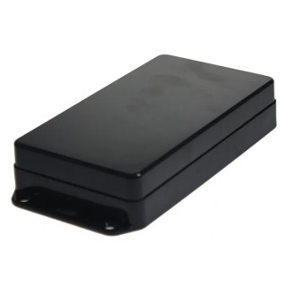 CAMDENBOSS Series 2000 Flanged ABS Enclosure Black Lid IP65 30 mm x 162 mm x 80 mm BIM2030/IP-BLK
