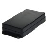 CAMDENBOSS Series 2000 Flanged ABS Enclosure Black Lid IP65 30 mm x 162 mm x 80 mm BIM2030/IP-BLK