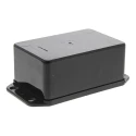 CAMDENBOSS Series 2000 Black Black Lid ABS Flanged Enclosure IP65, 390 mm x 105 mm x 56 mm BIM2001/IP-BLK