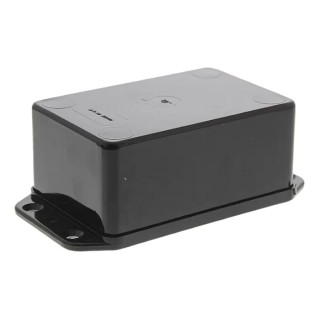 CAMDENBOSS Series 2000 Black Black Lid ABS Flanged Enclosure IP65, 390 mm x 105 mm x 56 mm BIM2001/IP-BLK