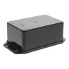 CAMDENBOSS Series 2000 Black Black Lid ABS Flanged Enclosure IP65, 390 mm x 105 mm x 56 mm BIM2001/IP-BLK